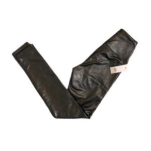 NWT BP Black Faux Leather Leggins Size XXS